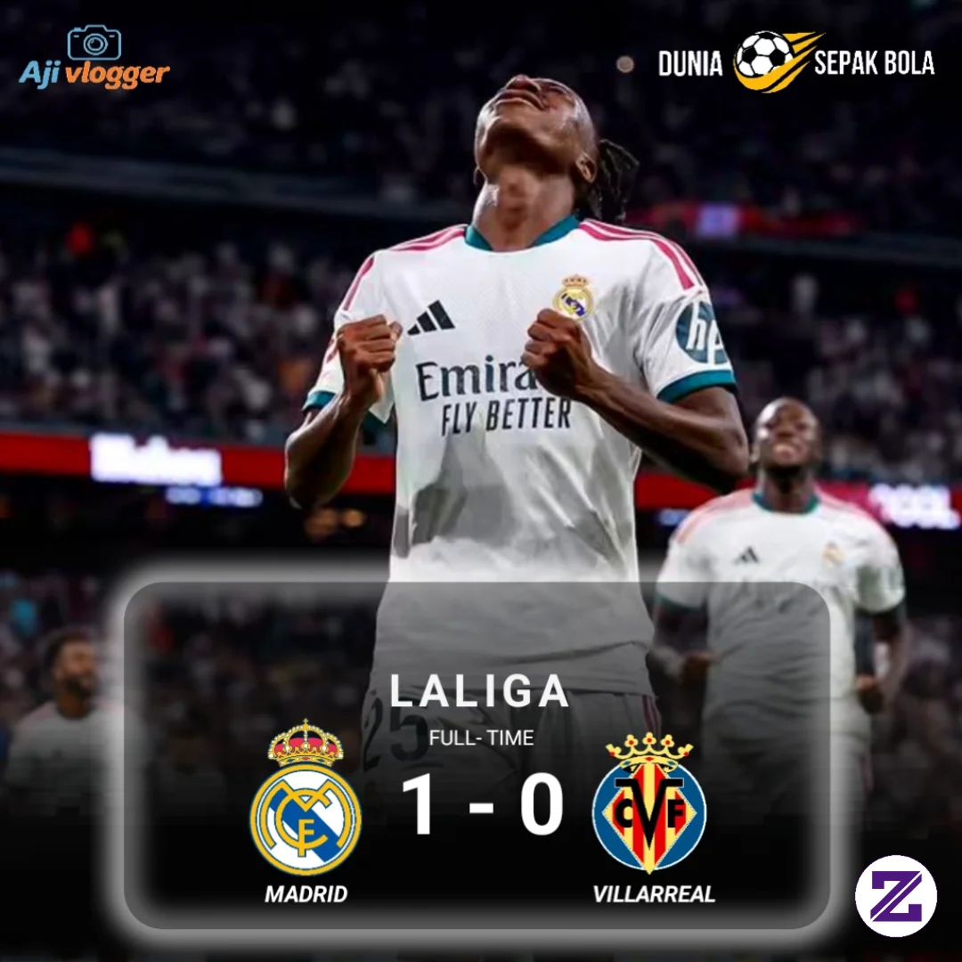 FT: Real Madrid 1 - 0 Villarreal