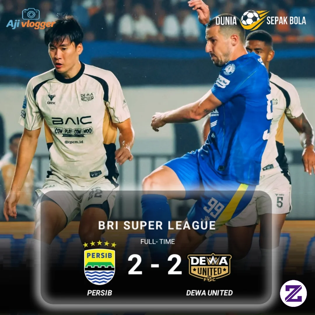 FT: Peris Bandung 2 - 2 Dewa United