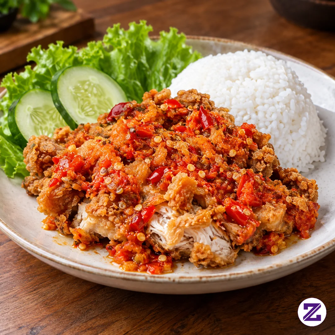 Spicy Crispy Ayam Geprek