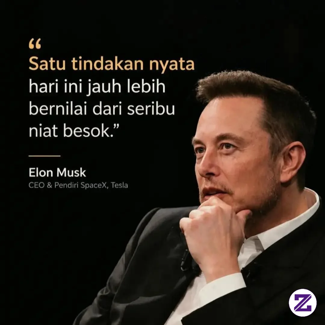Hari Ini Lebih Bermanfaat, Dari Seribu Niat Besok Hari