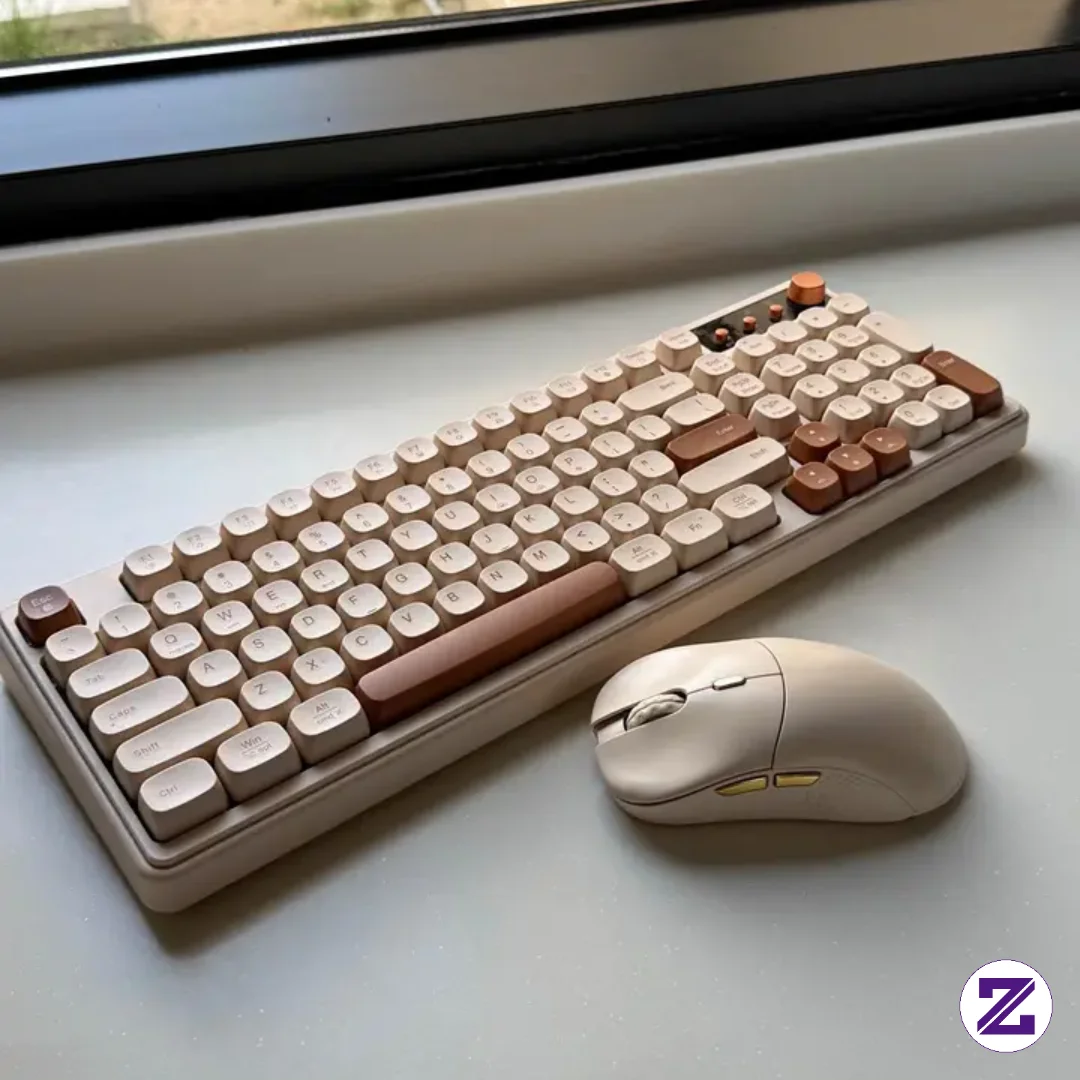 First Time Nampak Keyboard Ni Berwarna Coklat
