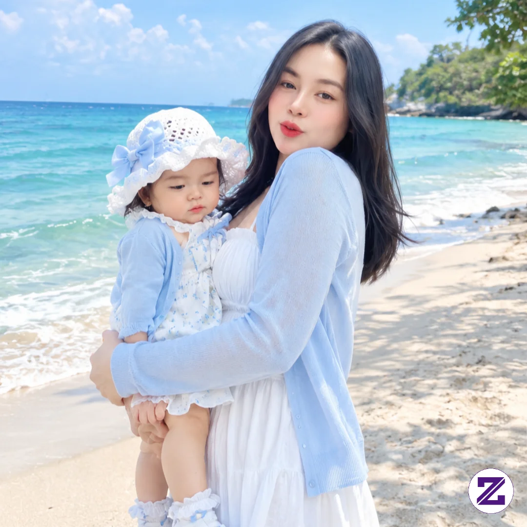 Hari Yang Cerah Yaa, Paling Enak Klo Cuaca Panas Itu Ke Pantai