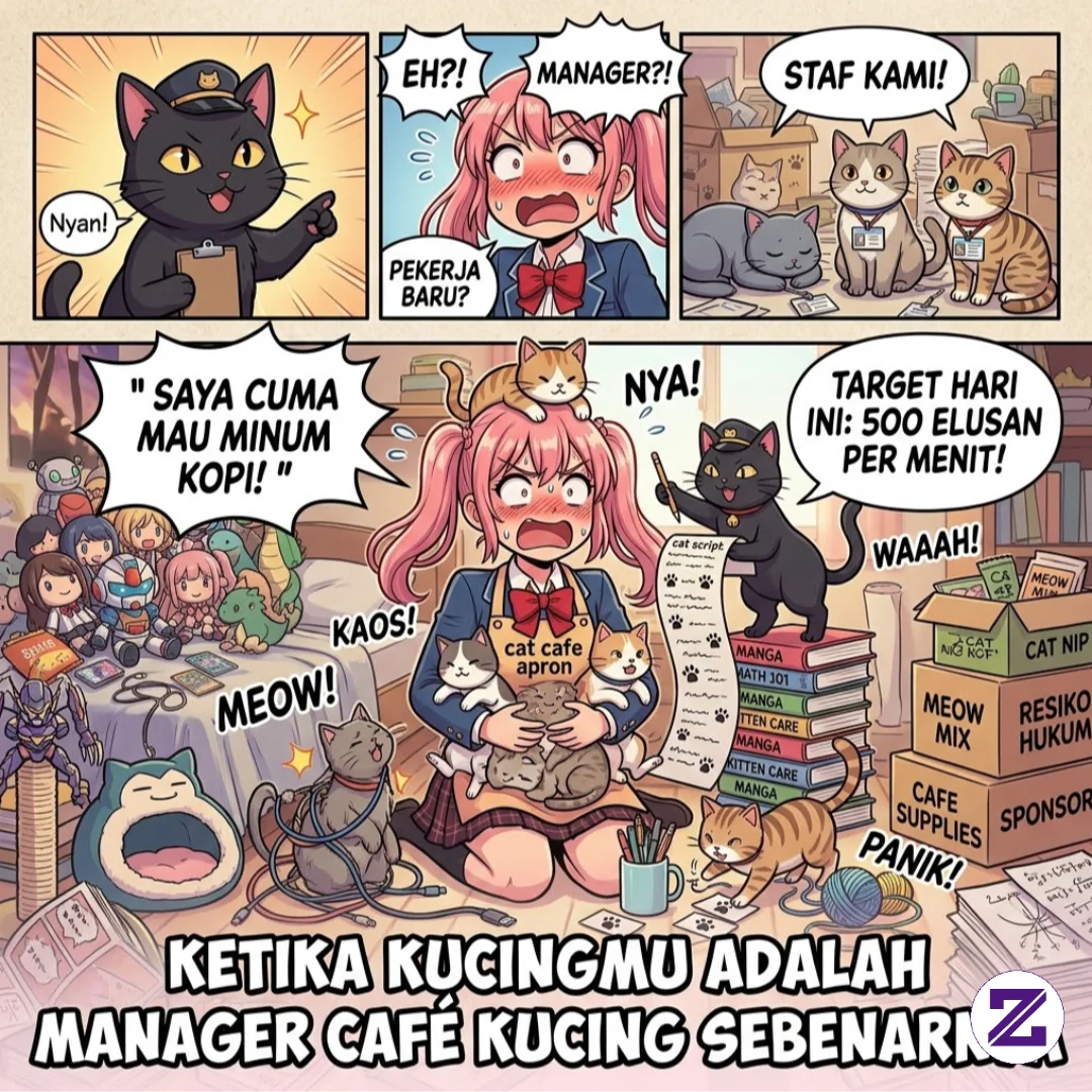 Niat Hati Cuma Mau Santai Minum Kopi, Malah Diangkat Jadi Karyawan Tetap Di Kafe