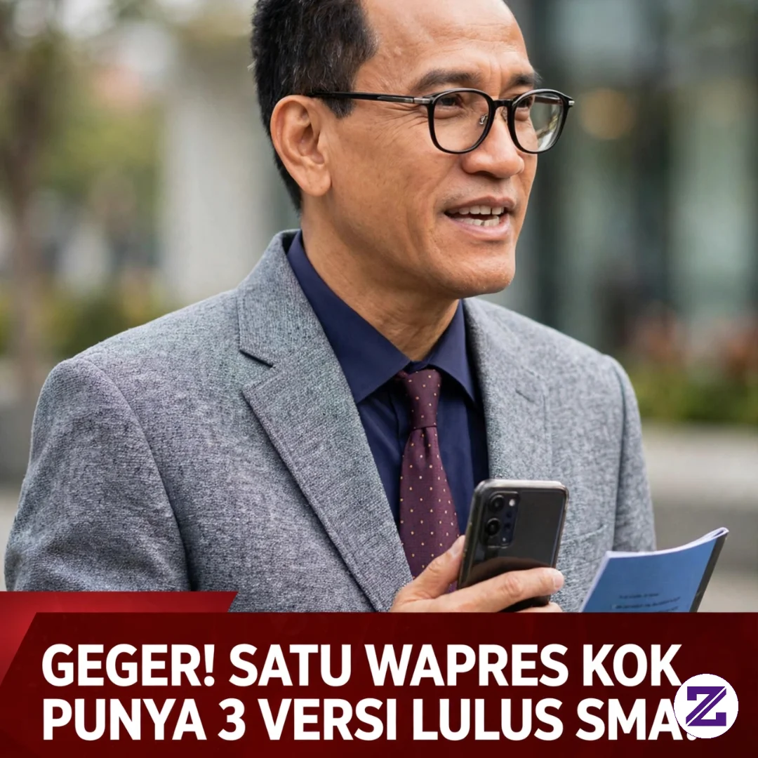 GEGER! Satu Wapres Kok Punya 3 Versi Lulus SMA? Refly Harun Kuliti Data 'Ngawur'