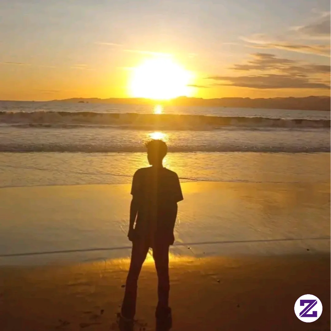 Senja Di Waktu Sore Pantai Palabuhanratu