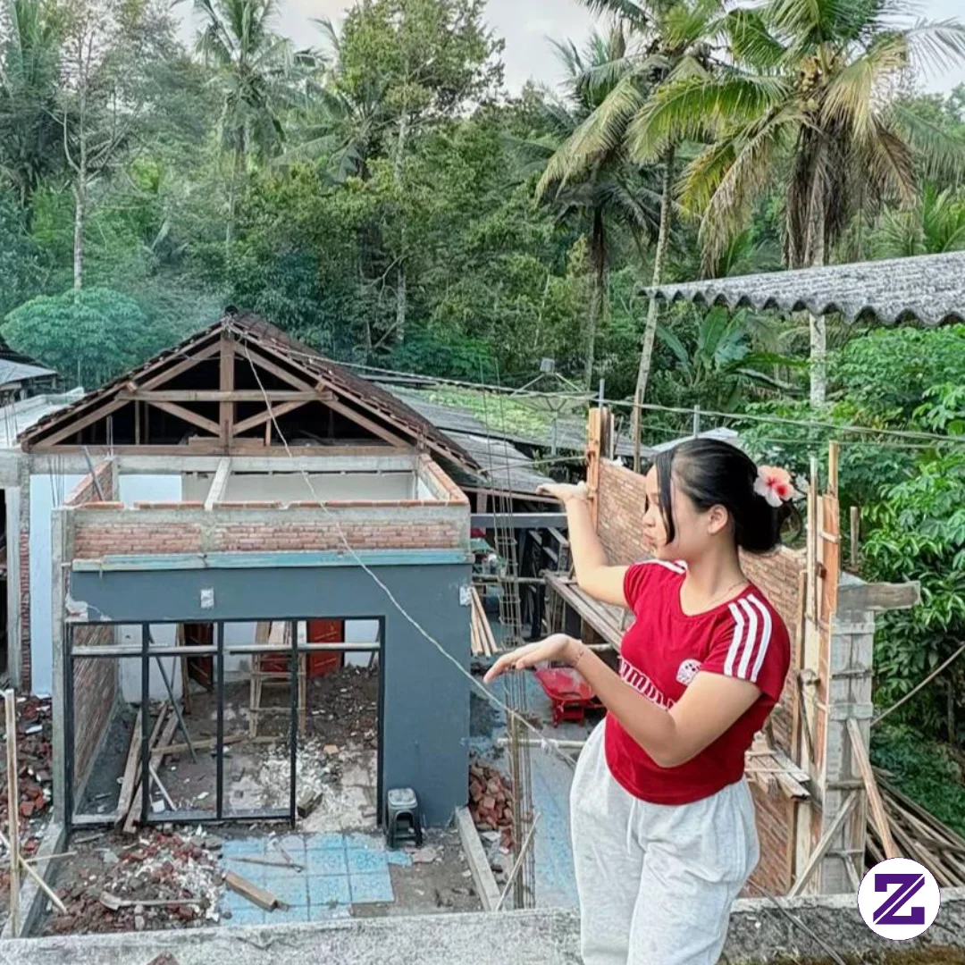 Lagi Lihat Rumah Baru Dibangun