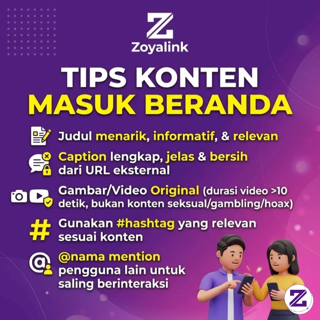 Ternyata Konten Seperti Ini Yang Direkomendasikan Oleh Zoyalink