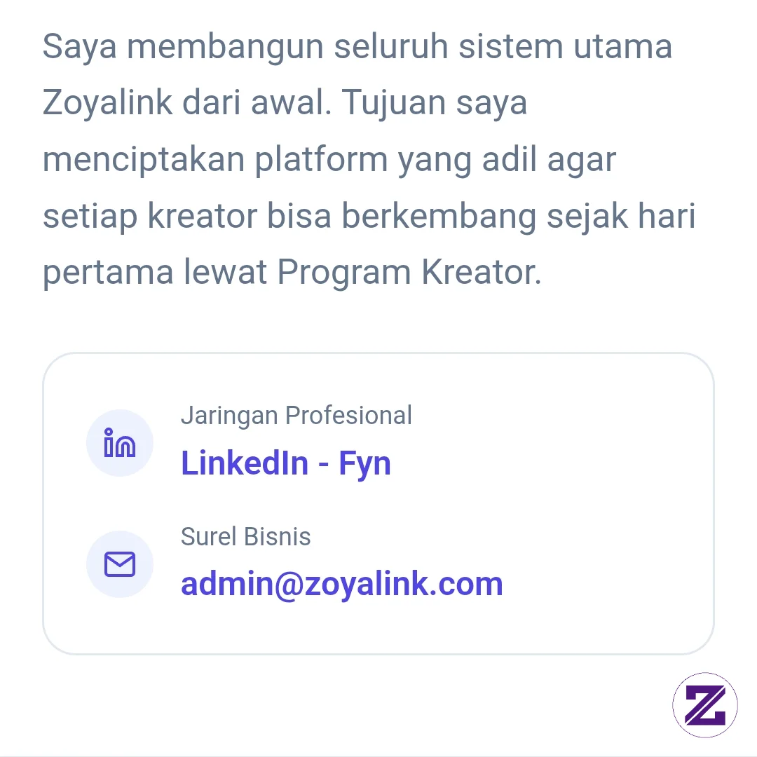 Ternyata Ini Pendiri Zoyalink, Dan Siapakah Dia?