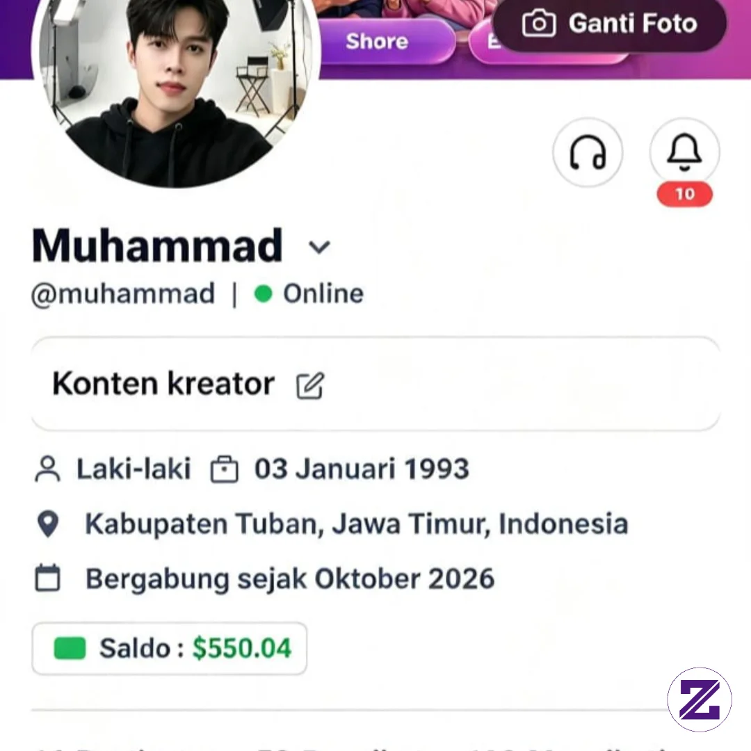 Judul: Tetap Semangat Ya..di Zoyalink