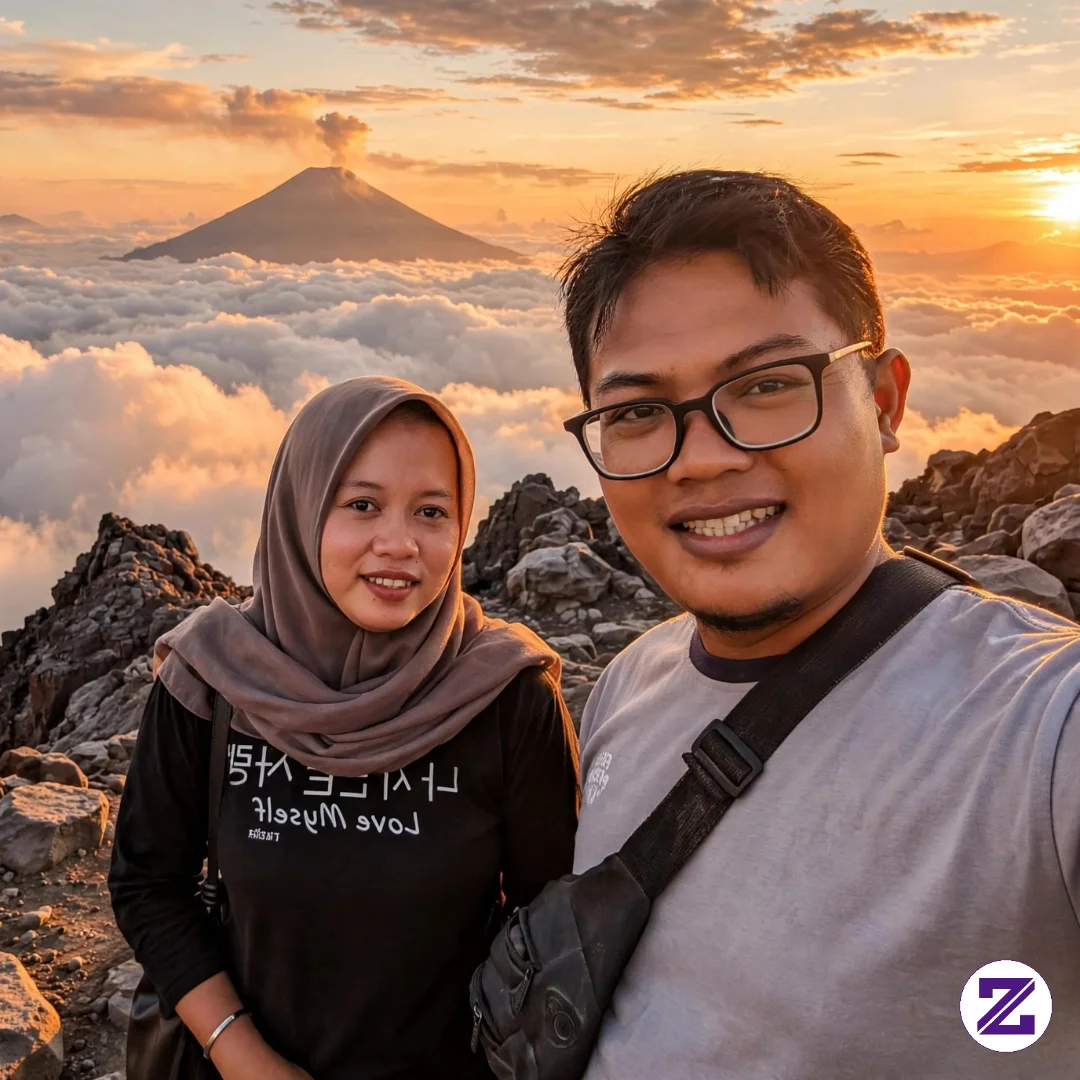 Lagi Sedang Hobi Muncak,