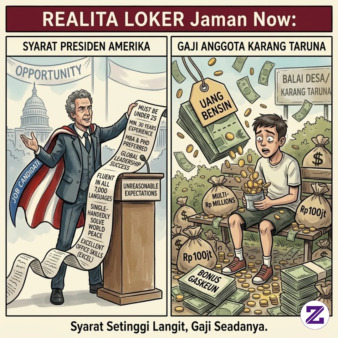 Syarat Nya Presiden Amerika, Gaji Nya Karang Taruna