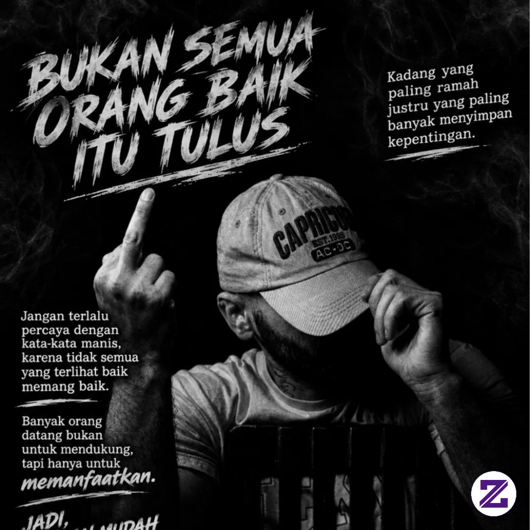 Gambar Kadang Yang Paling Ramah Justru Yang Paling Banyak Menyimpan Kepentingan kategori Umum dipublikasikan oleh Konten Motivasi di Zoyalink