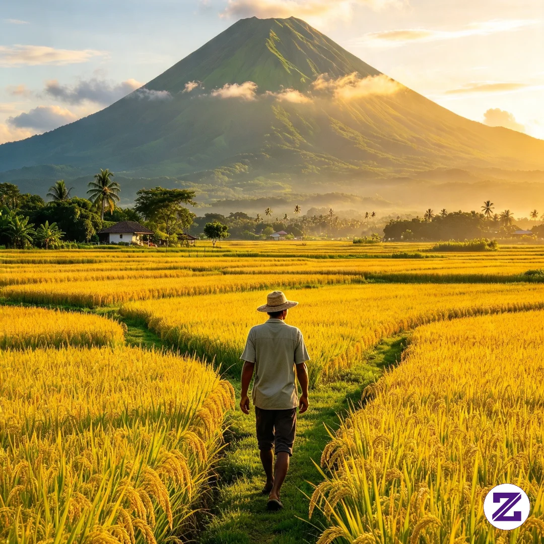 Berjalan Di Hamparan Keemasan, Menuju Gunung Impian.