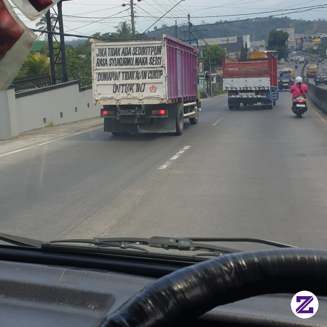 Jalan Jalan Ketemu Kata Kata Motivasi Nok Buri Bak Truk