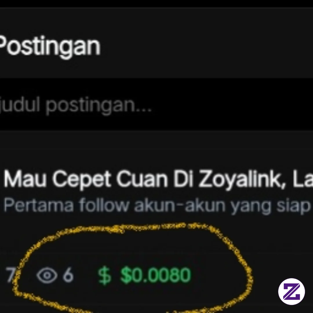 Viewsnya 6, Dollarnya 0,0080, Sisanya Tuh Dari Iklan