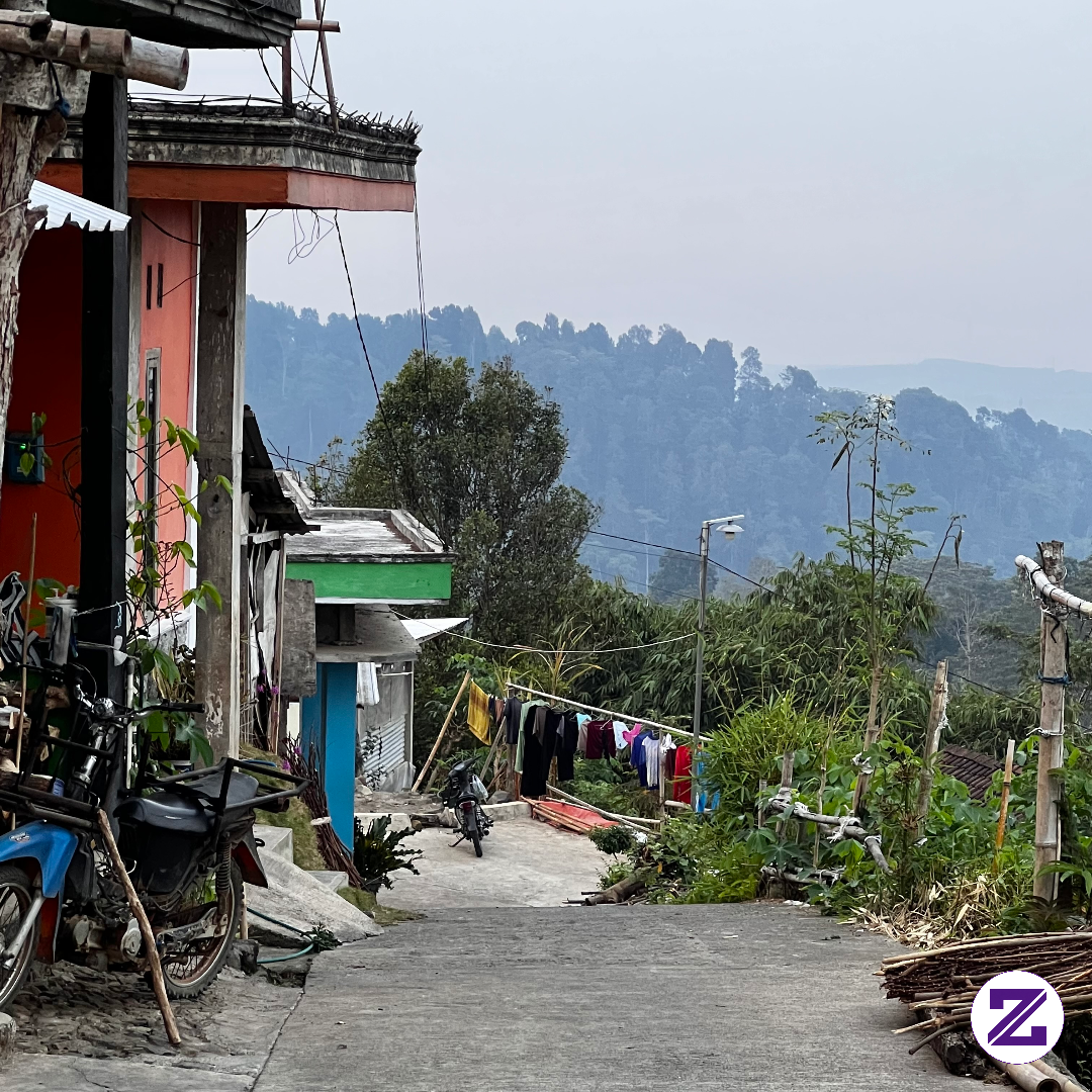 Perkampungan Diatas Bukit Di Kabupaten Temanggung, Jawa Tengah