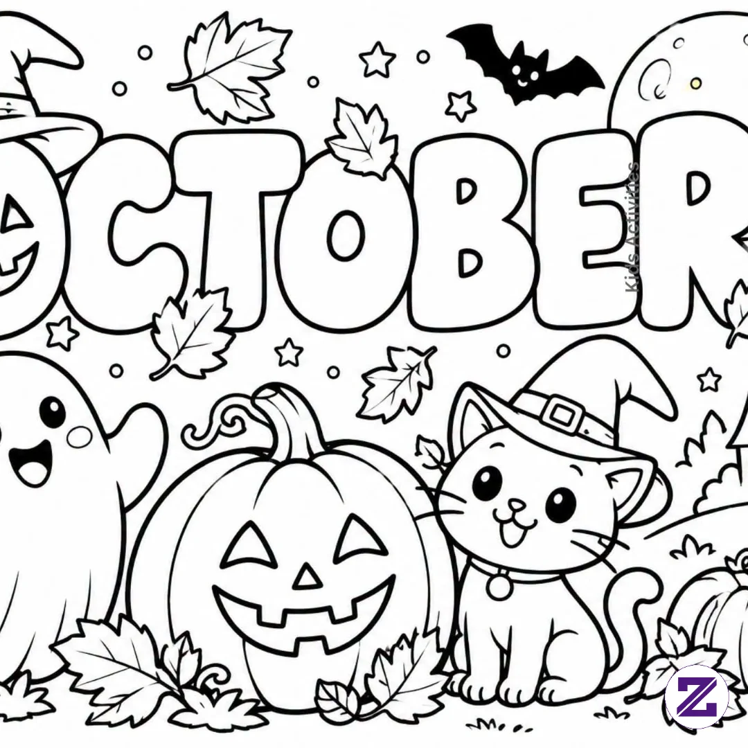 October Coloring