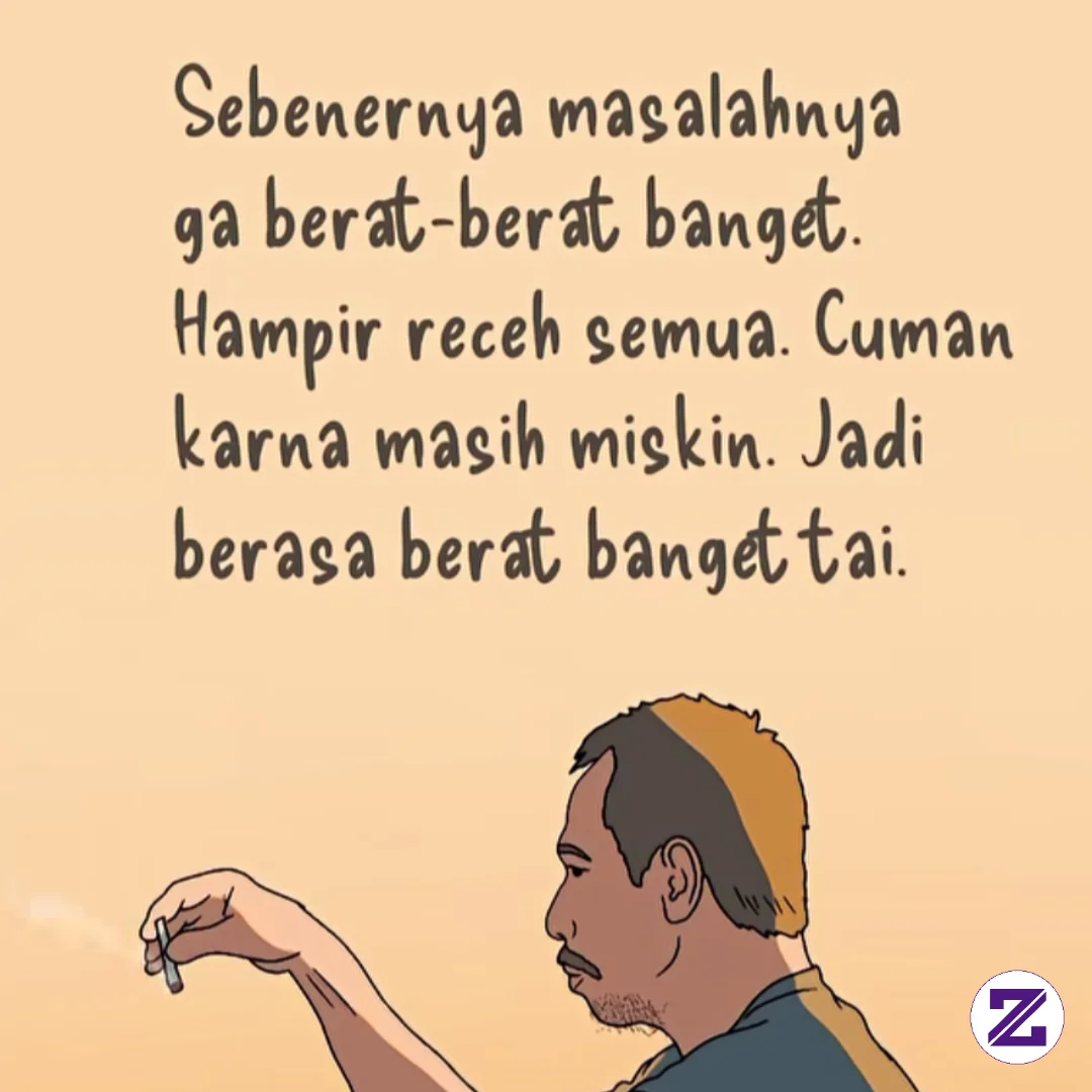 Padahal Masalah Nya Gak Berat Berat Banget. Tapi Karna Masih Miskin Jadi
