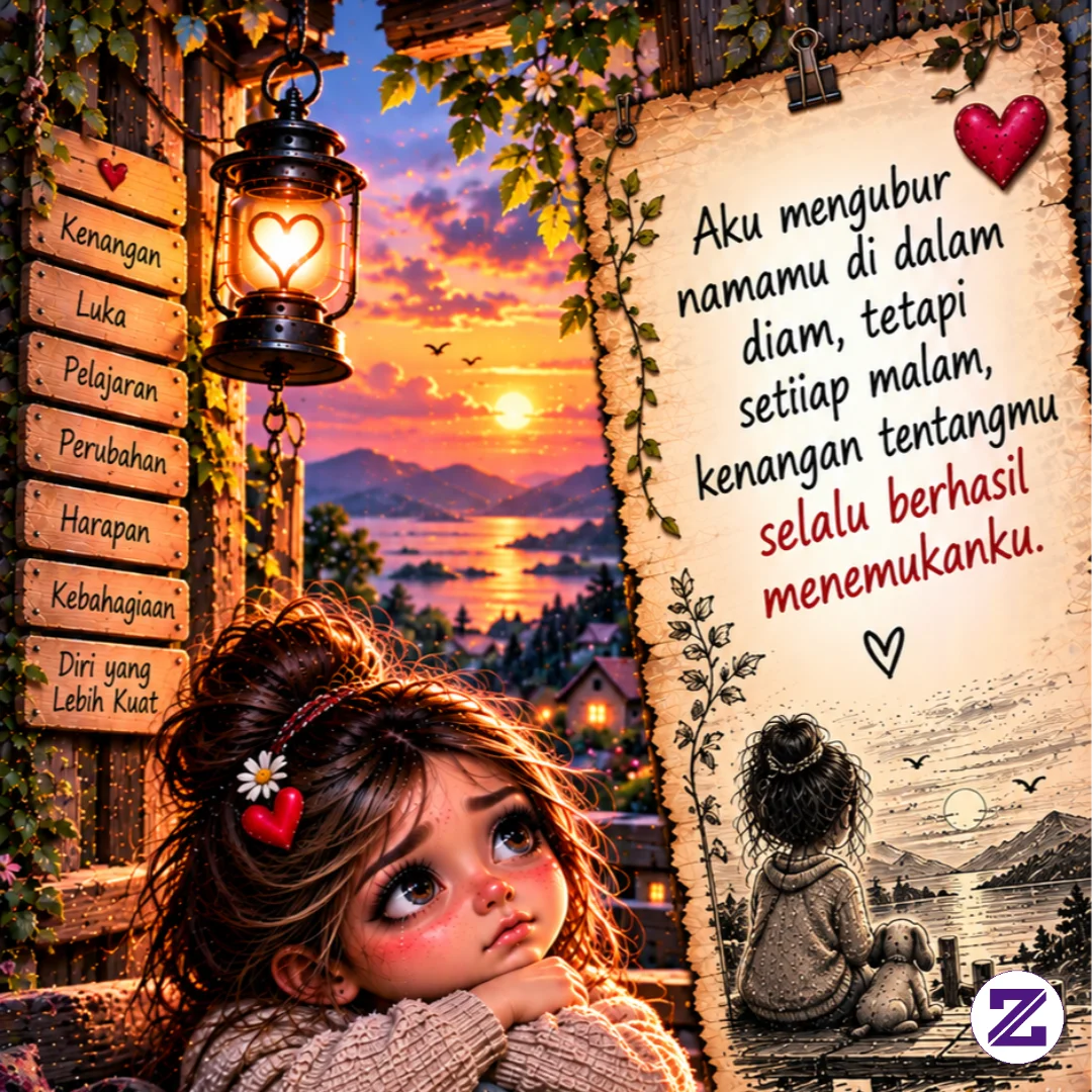 💔 Pernahkah Kamu Menyimpan Nama Seseorang Di Dalam Diam, Tetapi Kenangannya