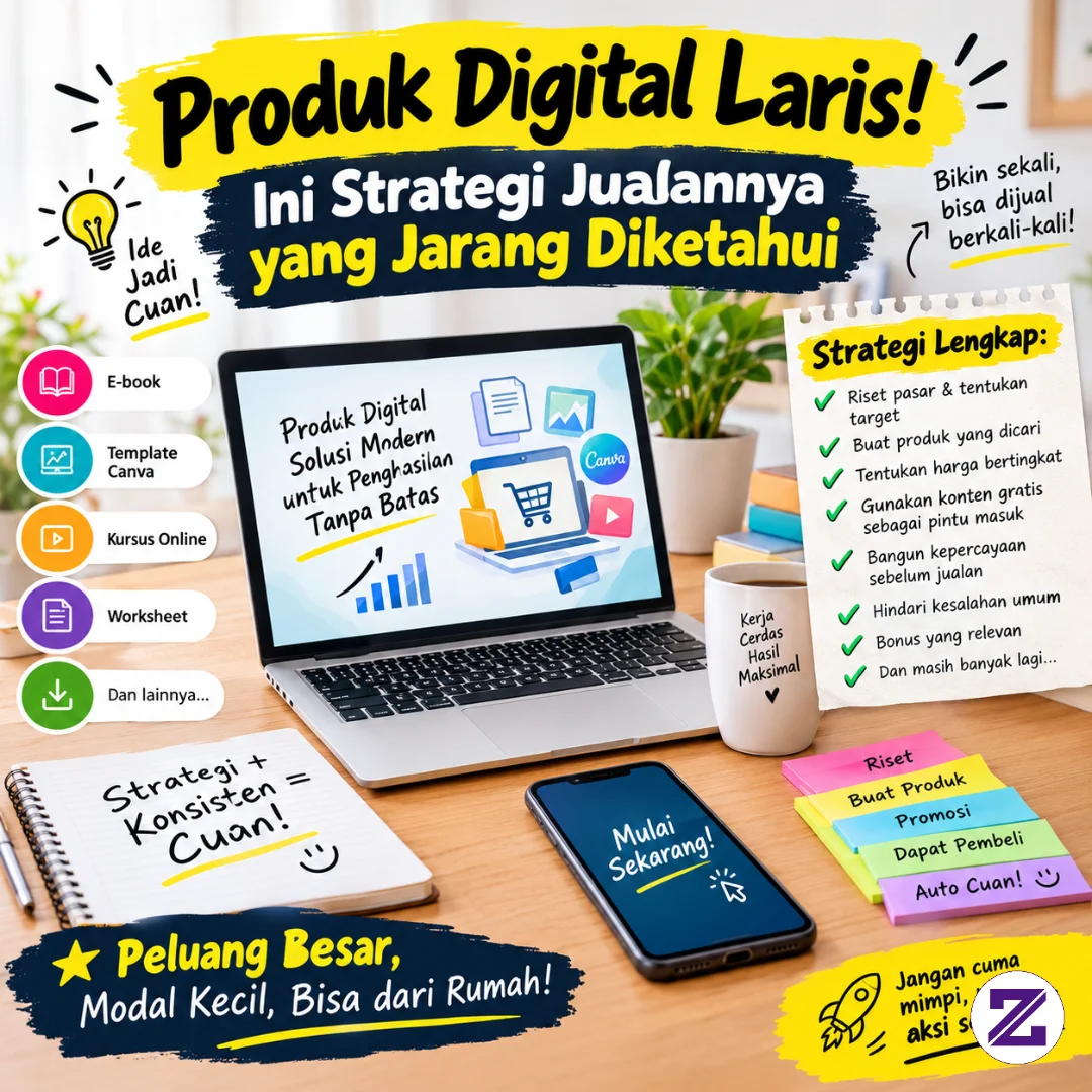 Produk Digital Laris! Ini Strategi Jualannya Yang Jarang Diketahui