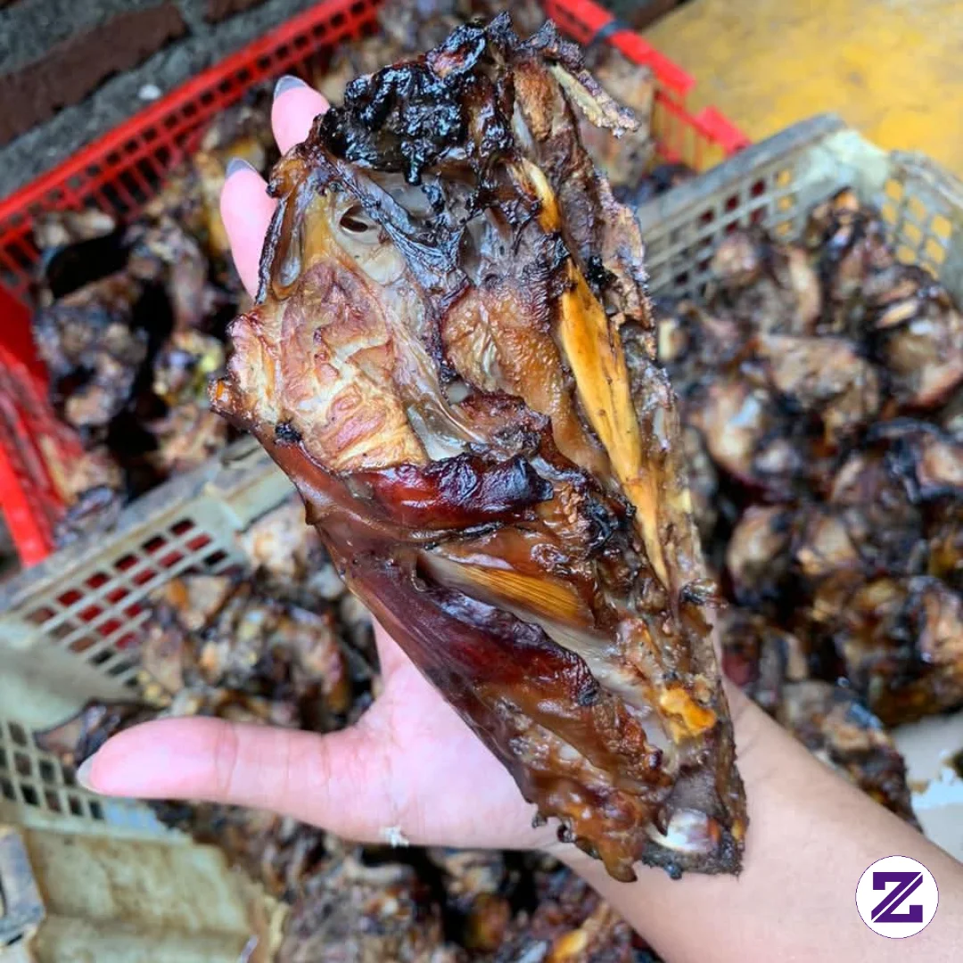 Kepala Ikan Bakar ,cocok Dimasak Bumbu Rujak.