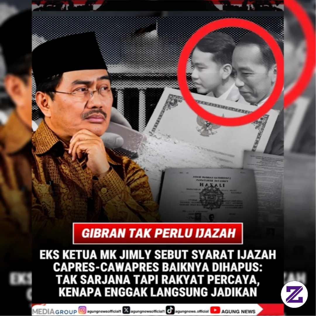 Eks Ketua MK Jimly Asshiddiqie Mengusulkan Agar Syarat Ijazah Untuk Calon