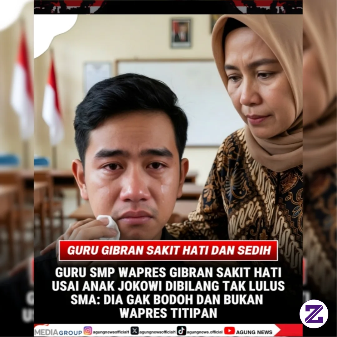 GURU SMP GIBRAN BUKA SUARA! TAK TERIMA ANAK JOKOWI DISEBUT TAK LULUS SMA,