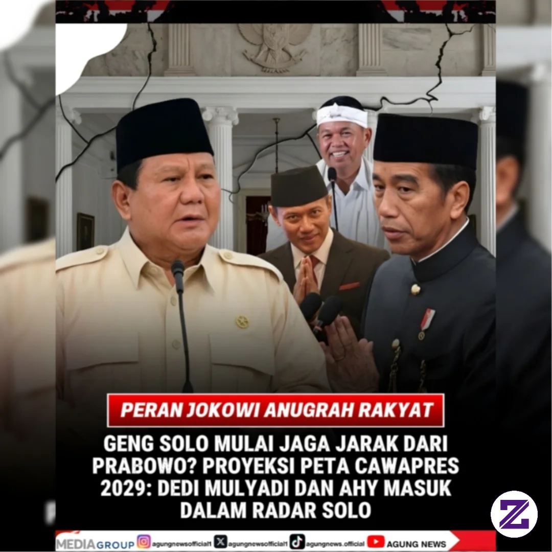 PETA POLITIK 2029 MEMANAS! GENG SOLO DISEBUT MULAI JAGA JARAK DARI PRABOWO, NAMA