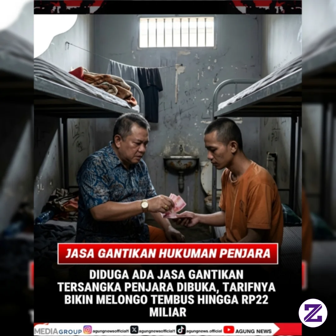 GEMPAR! DIDUGA ADA JASA PENGGANTIAN HUKUMAN PENJARA, TARIFNYA DISEBUT TEMBUS