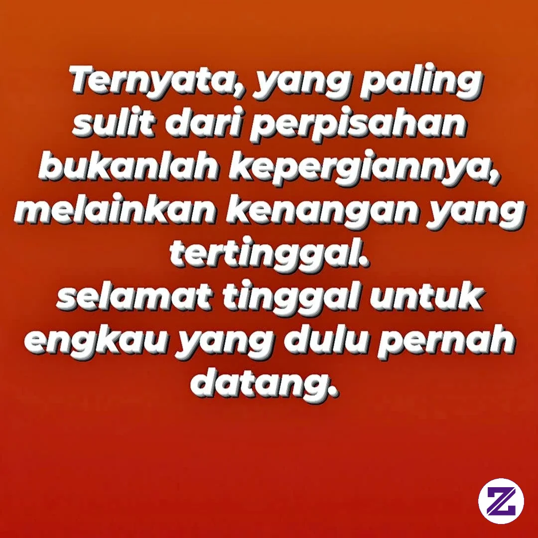 Yang Pergi Mungkin Sudah Bahagia Dengan Hidupnya.