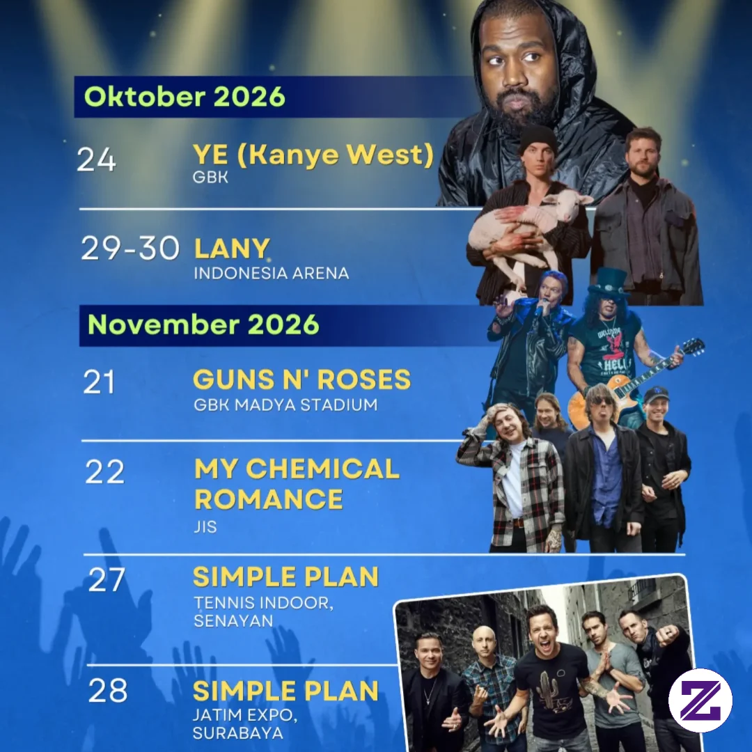 Waduh Bgt Jadwal Konser Di Jakarta 2026 Ini🔥🔥🔥