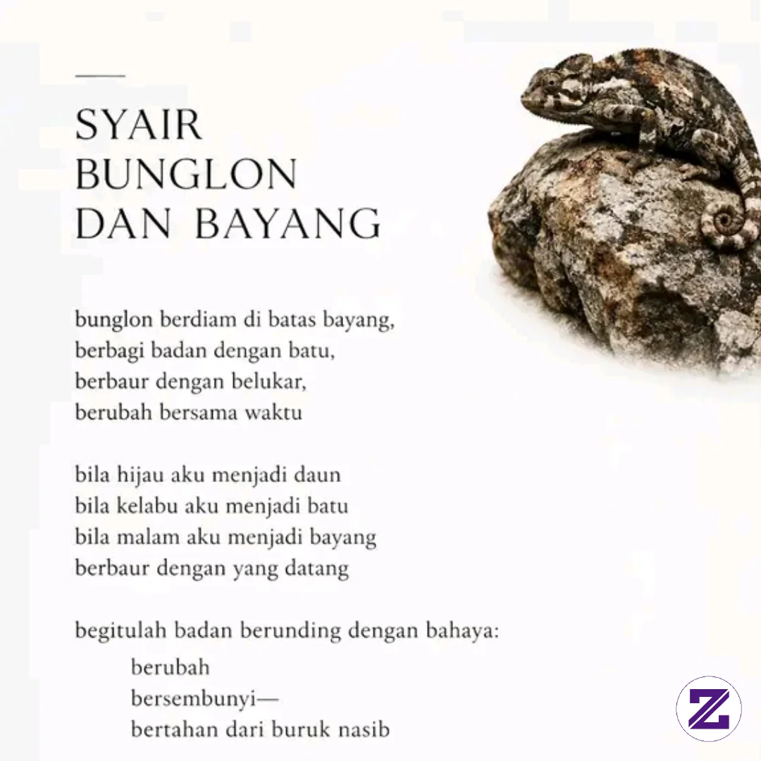 SYAIR BUNGLON DAN BAYANG