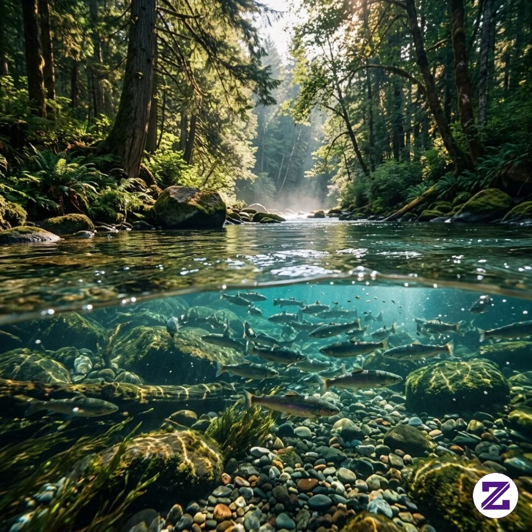 River As Ecosystem Which Is Very Good Inside It There Are Many The Ecosystem
