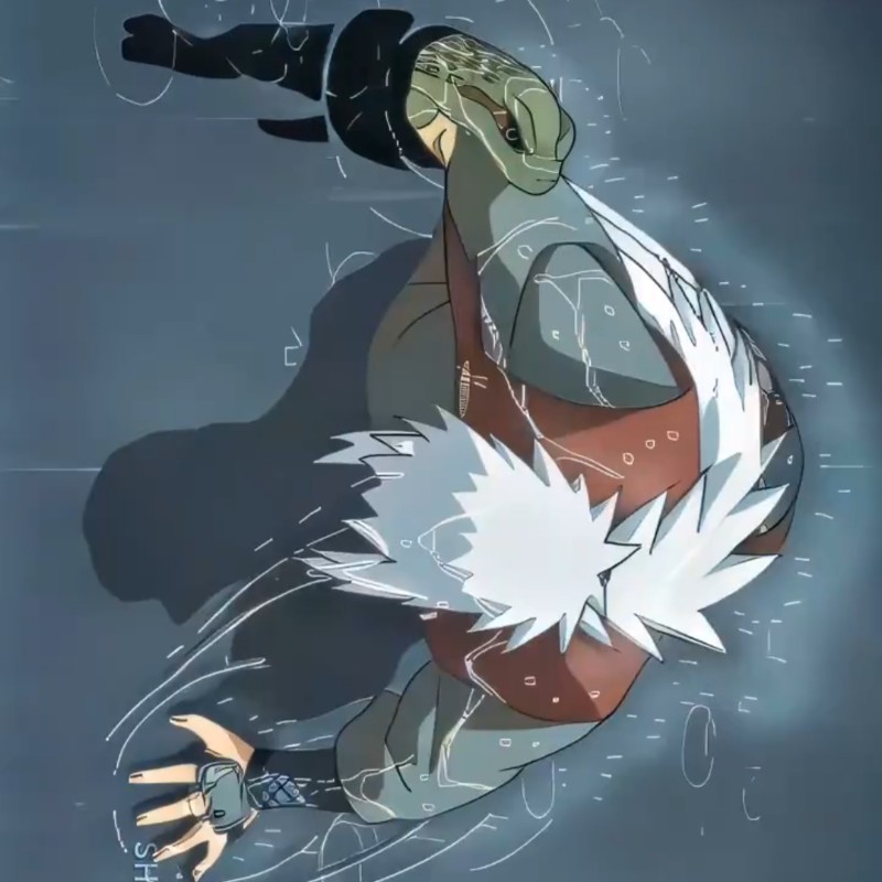 Jiraiya Keluar Dari Mulut Katak