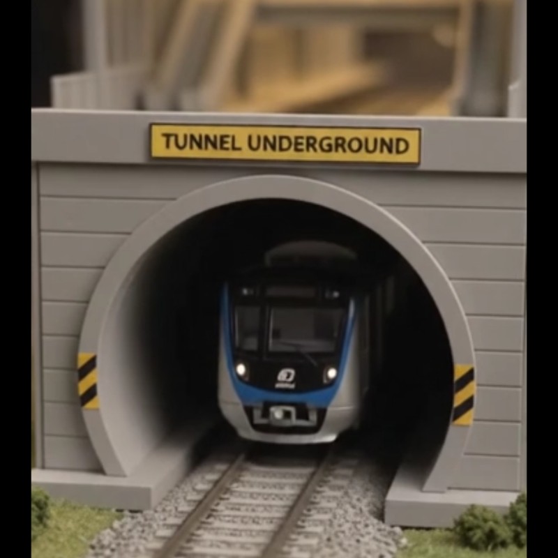 Miniatur Pembuatan MRT Jakarta. #mrt #keretaapi #jakarta #diy #zoyalink