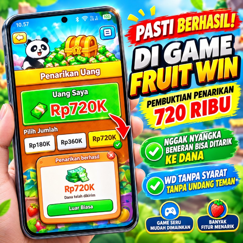 Game Fruit Win Penghasil Uang? Begini Cara Bermain Dan Cek Fitur Penarikannya