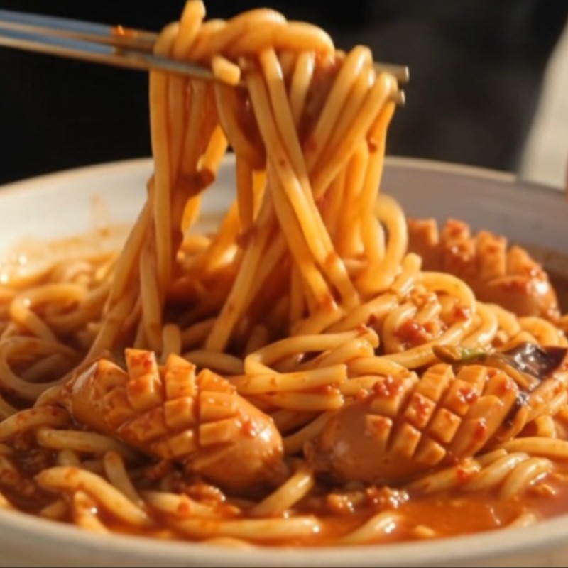 Ga Pakai Lama Langsung Balik Ngopi Mie Korea Pedas Mampus