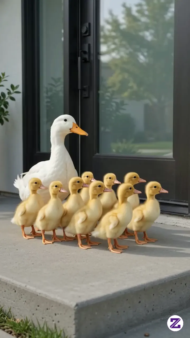 Ding Dong! Ducklings Ring The Doorbell 🦆🔔 | Cutest Prank Ever!