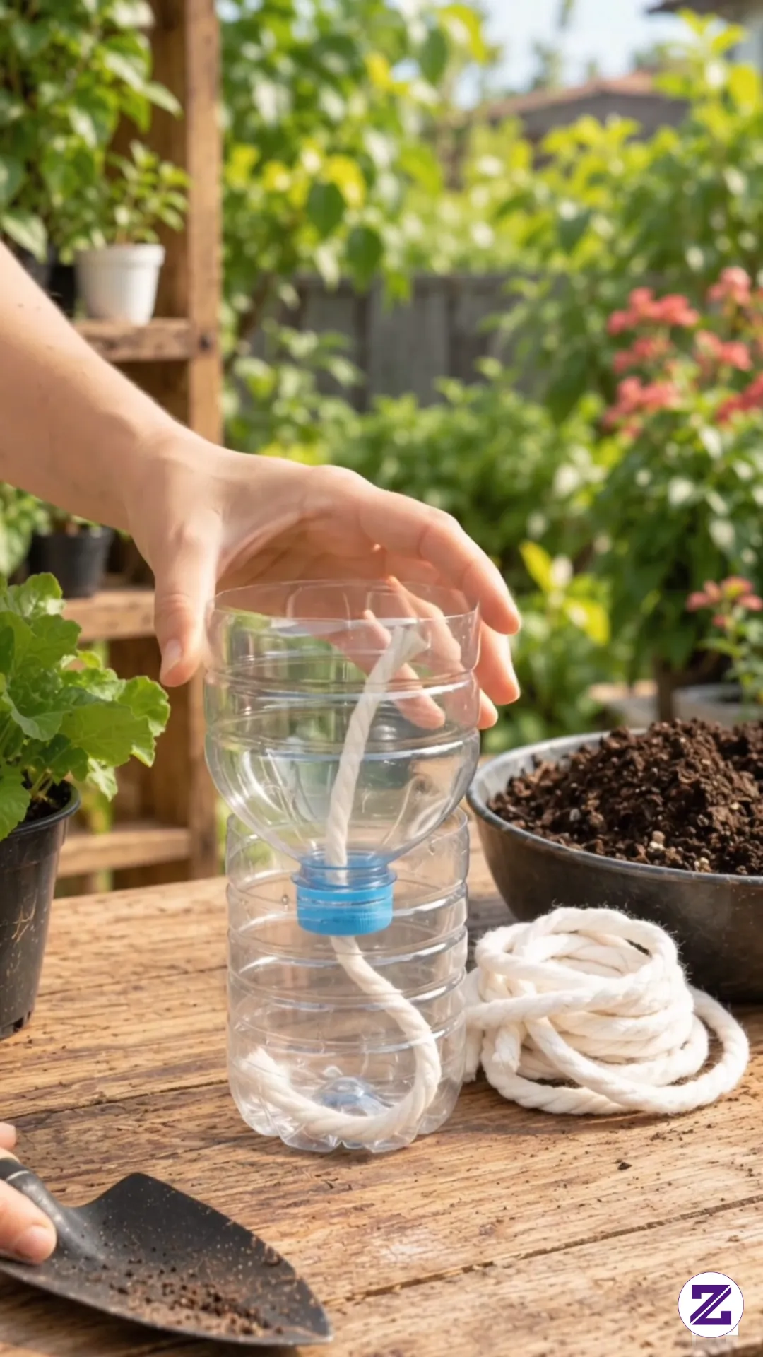 Amazing DIY Self-Watering Planter From A Plastic Bottle! 🌱♻️ | Easy Gardening
