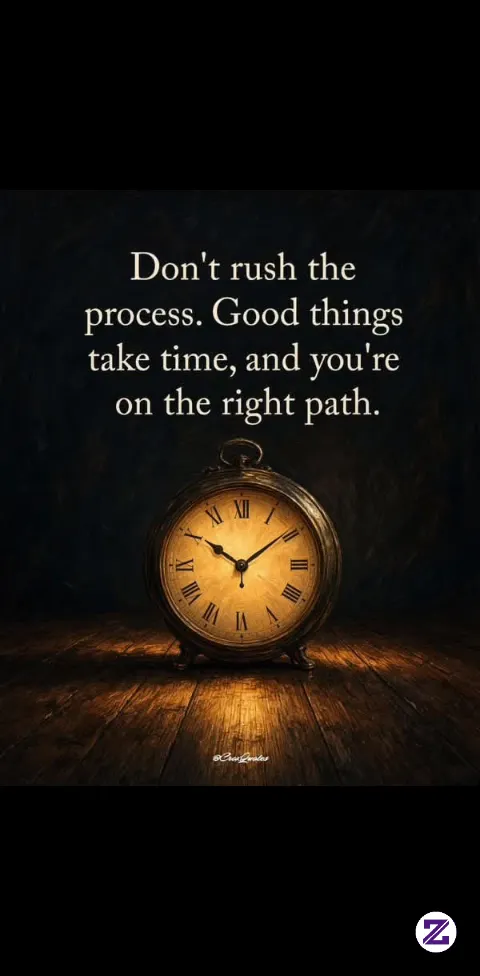 Good Things Take Time