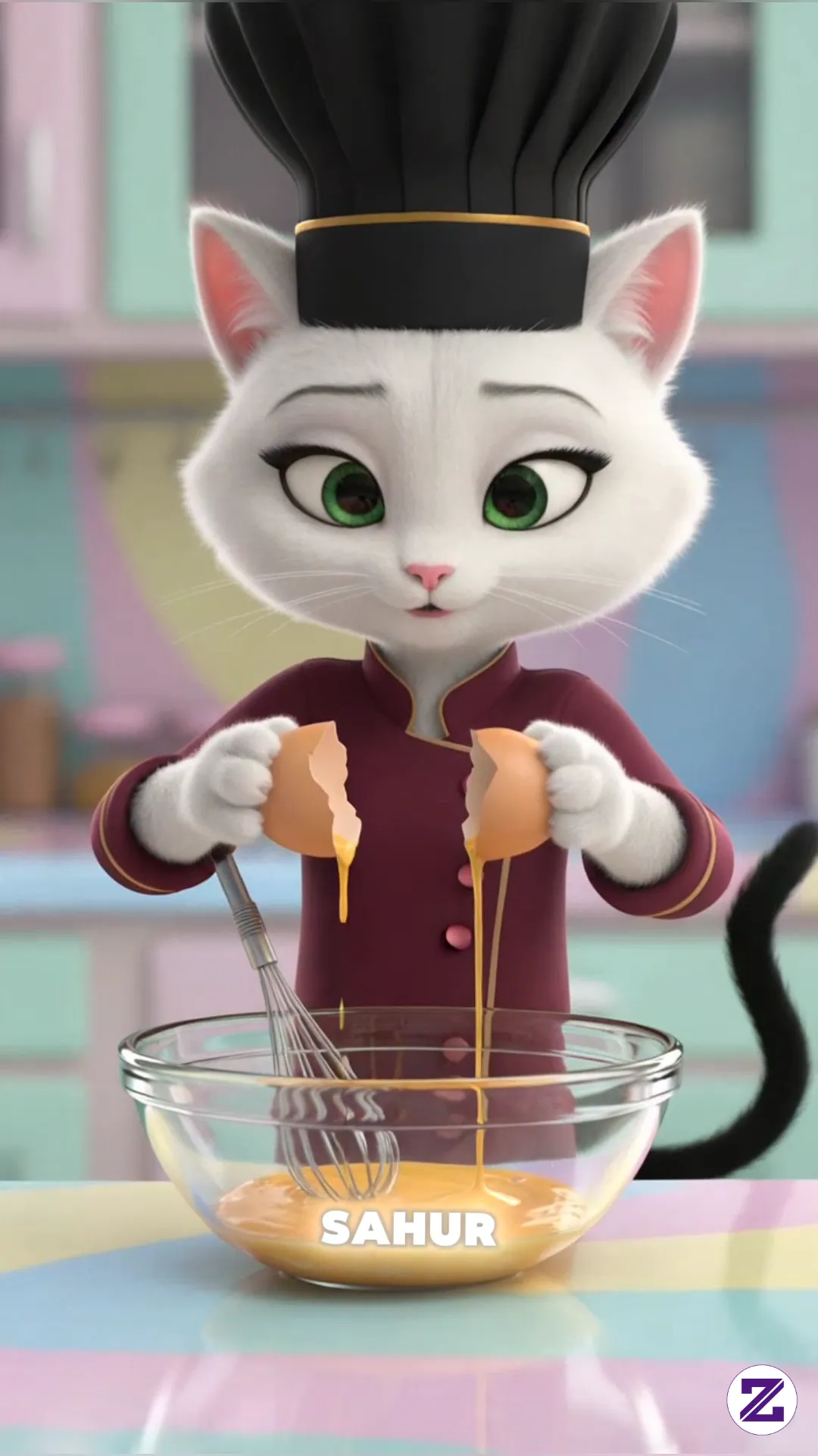 Kucing Memasak