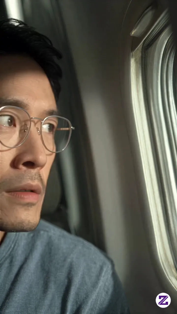 I Saw Cupid Sitting On The Airplane Wing - Then He Shot Me With A Love Arrow