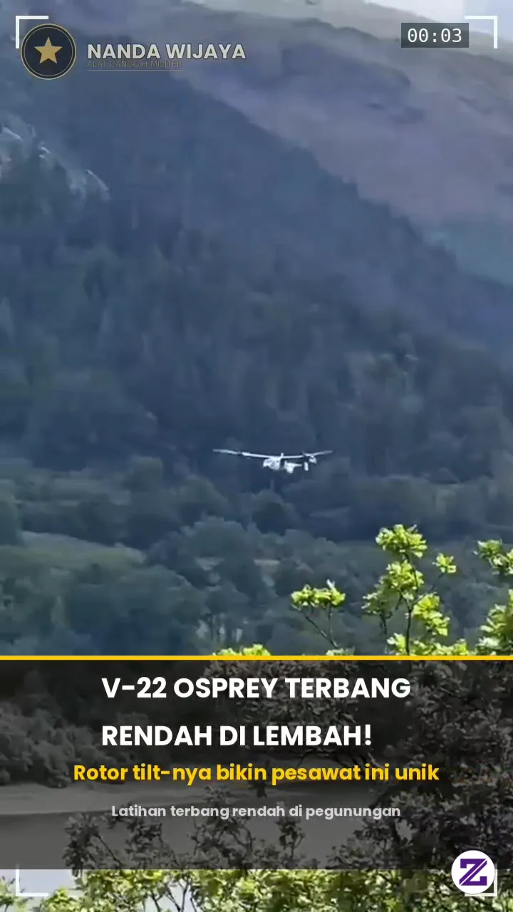 V-22 OSPREY TERBANG RENDAH DI LEMBAH! 🚁✈️ - Teknologi - Nanda Wijaya