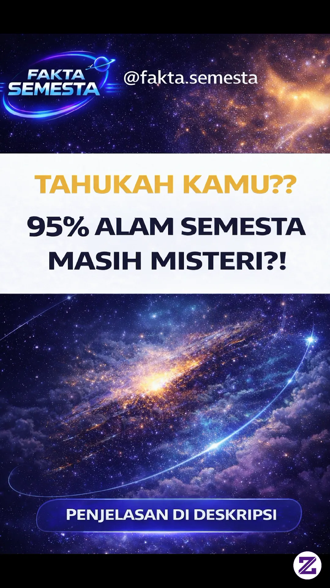TAHUKAH KAMU 95% ALAM SEMESTA MASIH MISTERI?