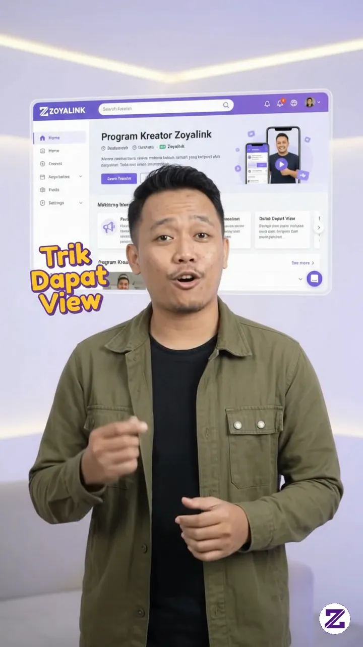 Cara Mendapatkan Banyak View Dan Cuan Dollar Di Zoyalink