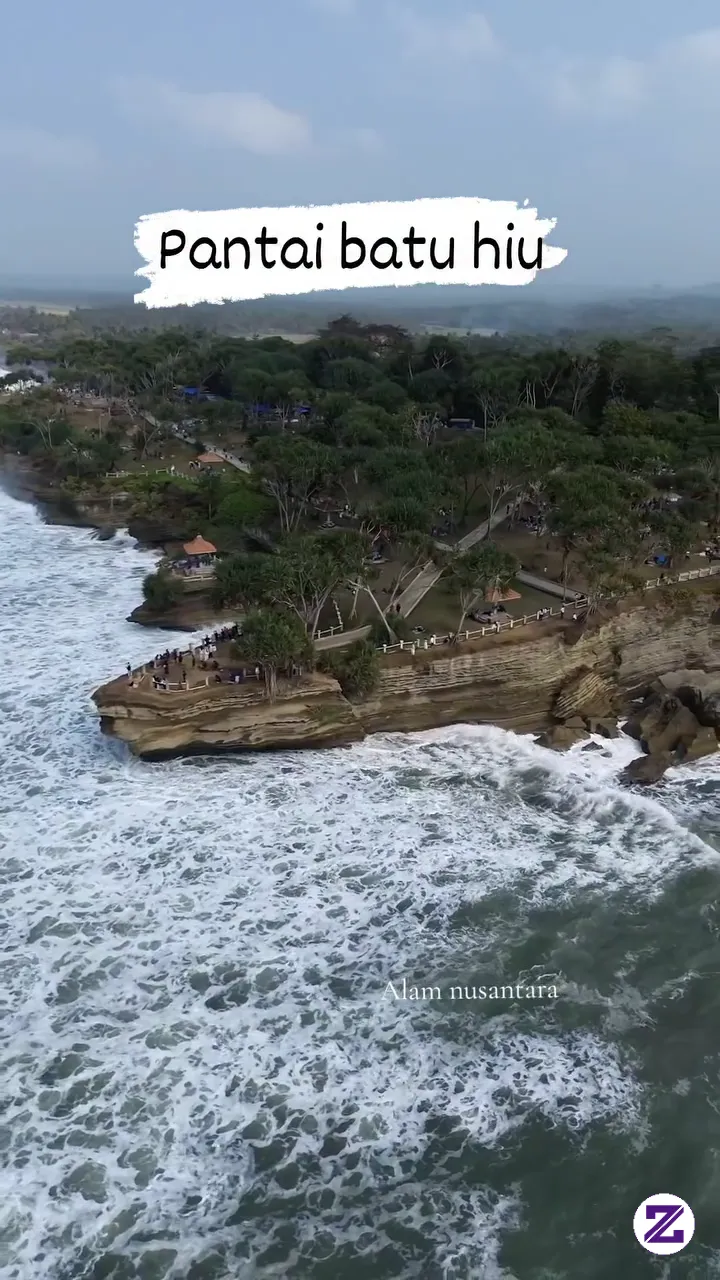 Pantai Batu Hiu Pangandaran Jawa Barat