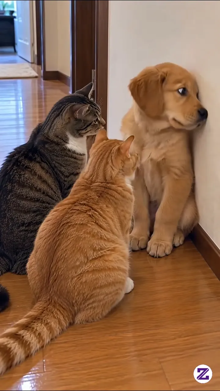 Dogs Must Be Afraid Of Cats! #LivingWithCatsAndDogs #CatsAndDogs