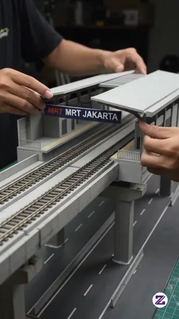 Diorama MRT Jakarta