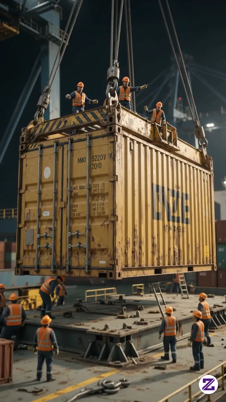 G1ant Container Ship Twist Lock