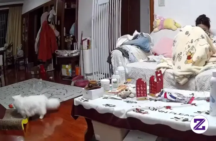 Si Kucing Mengira Tidak Ada Babu Nya Jadi Teriak Teriak😂